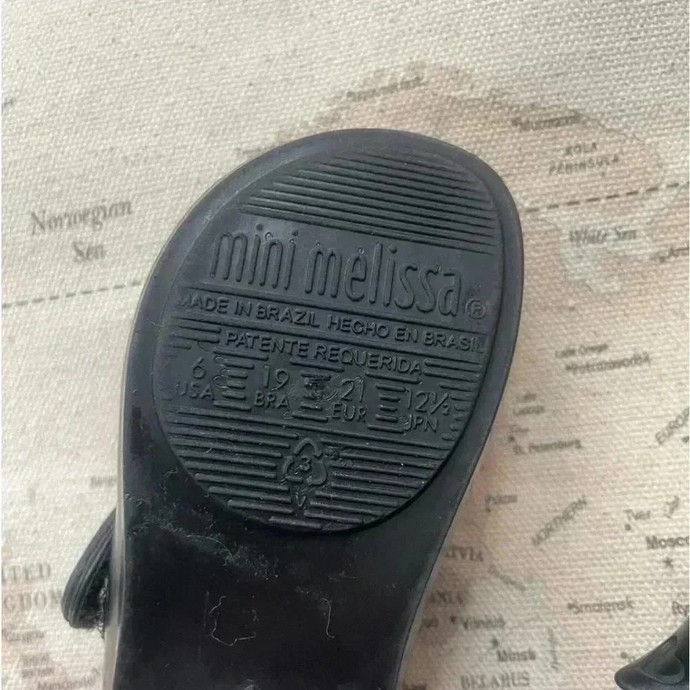 Mini Melissa 6 Ultragirl II Mary Jane Black Cat